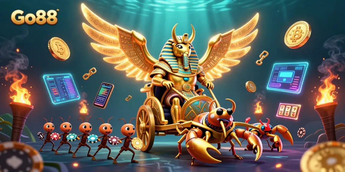 Experience thrilling gameplay at Go88 with a vibrant casino scene featuring rich 3D graphics.